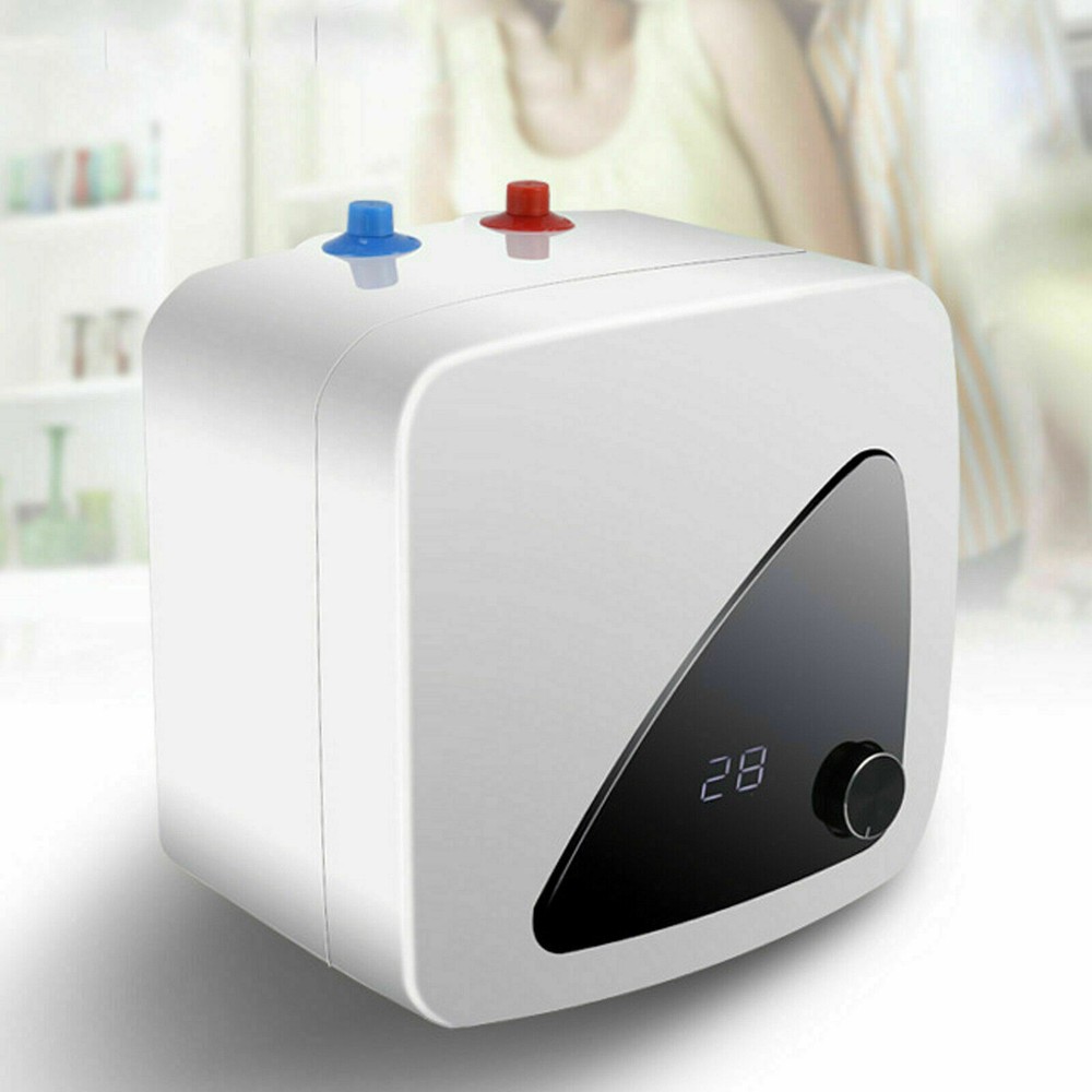 1500W Instant Electric Hot Water Heater Compact Mini-Tank Storage 8L 110V