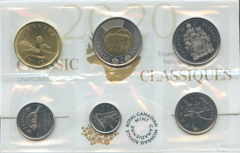 2020 Canada Uncirculated Prooflike Set - Original Envelope and COA