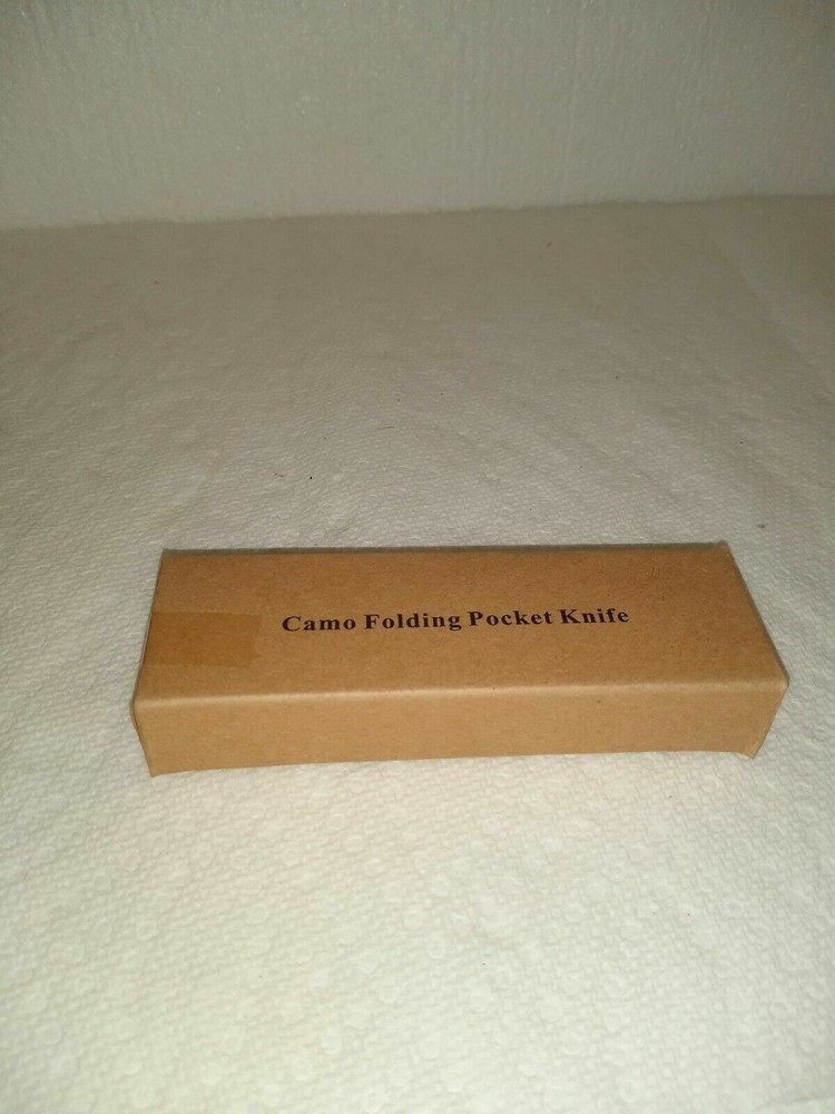 Camo Camping Folding Pocket Knife