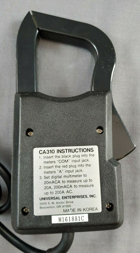Universal Enterprises CA310 Clamp-on AC/DC Current Probe