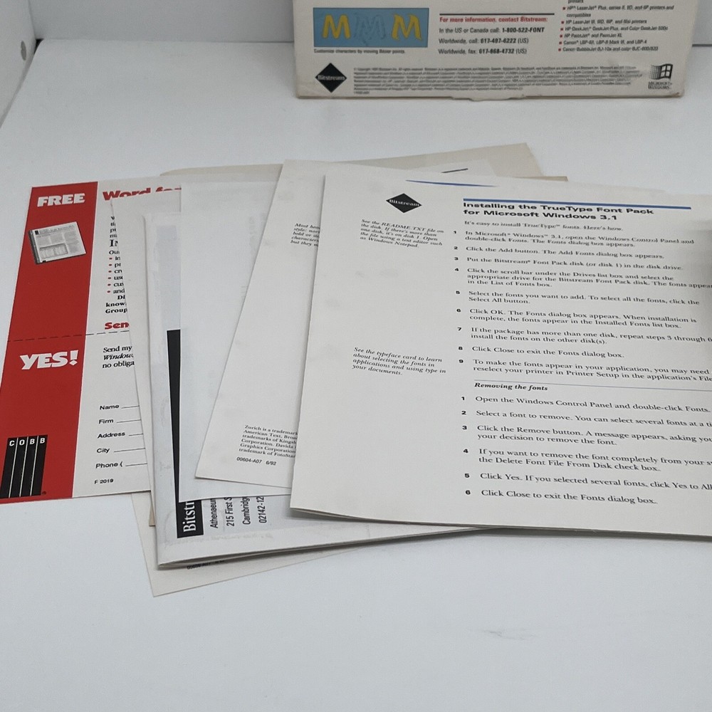 Bitstream Make Up For Microsoft Windows Special Effects For Type Made Easy 1992