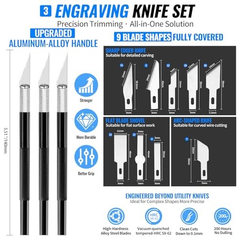 68Pcs 3D Printer Tools Kit with Storage Case, 3D Printer Professional Version