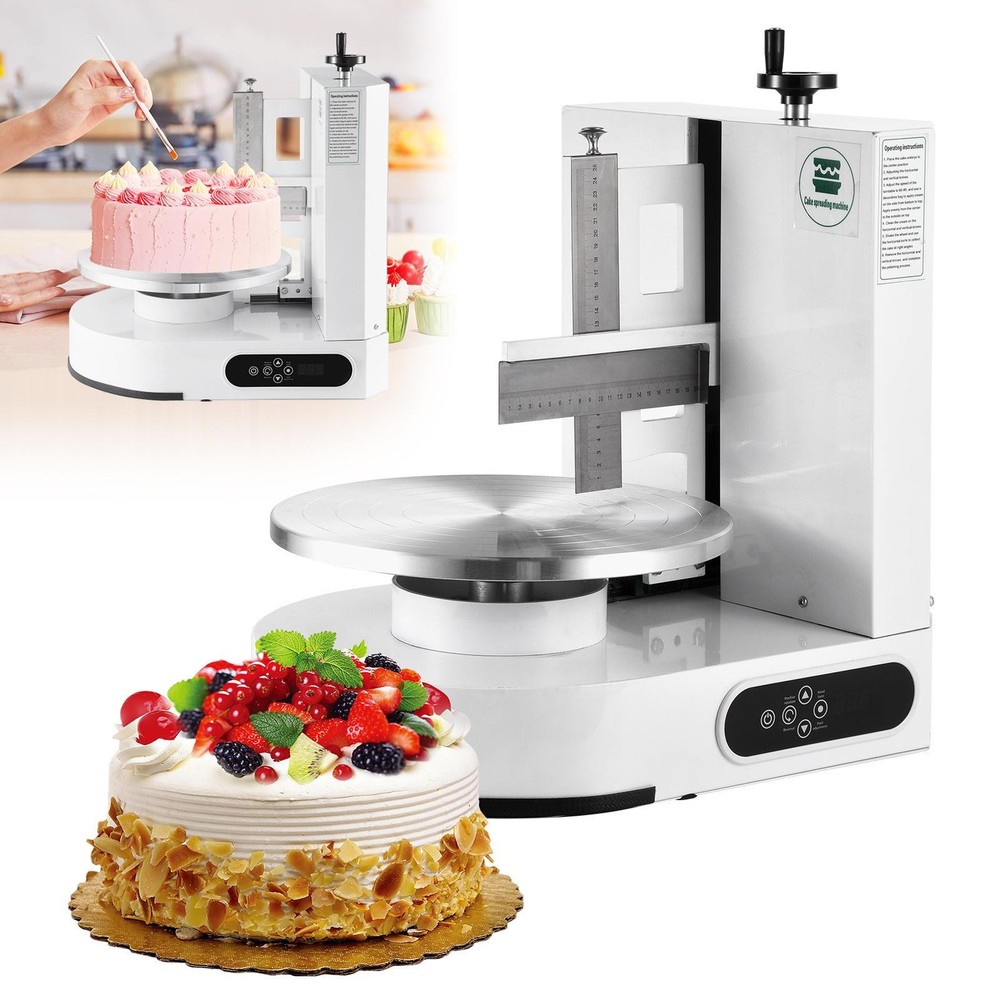 Automatic Cake Cream Spreading Coating Smearing Machine 110V Decorating Spreader