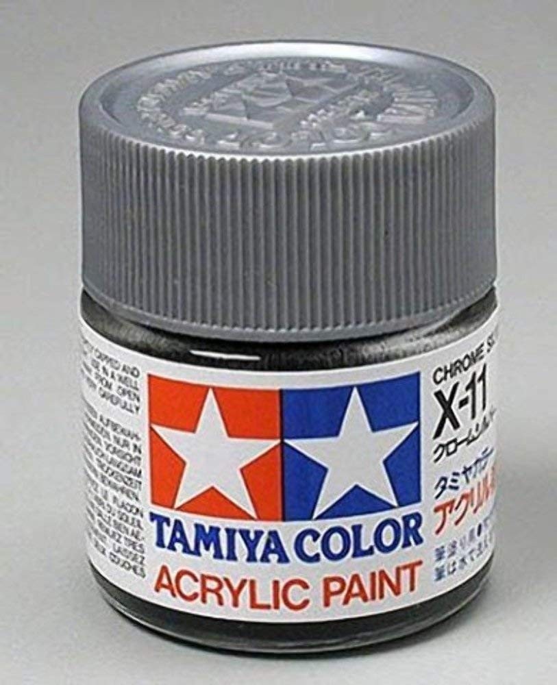 TAMIYA Acrylic Paint X-11 Chrome Silver 23 ml