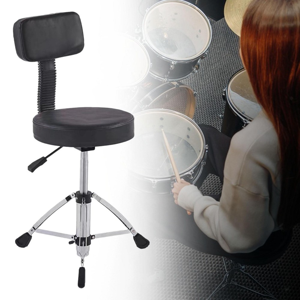 Drum Throne with Backrest Drum Stool Drum Seat