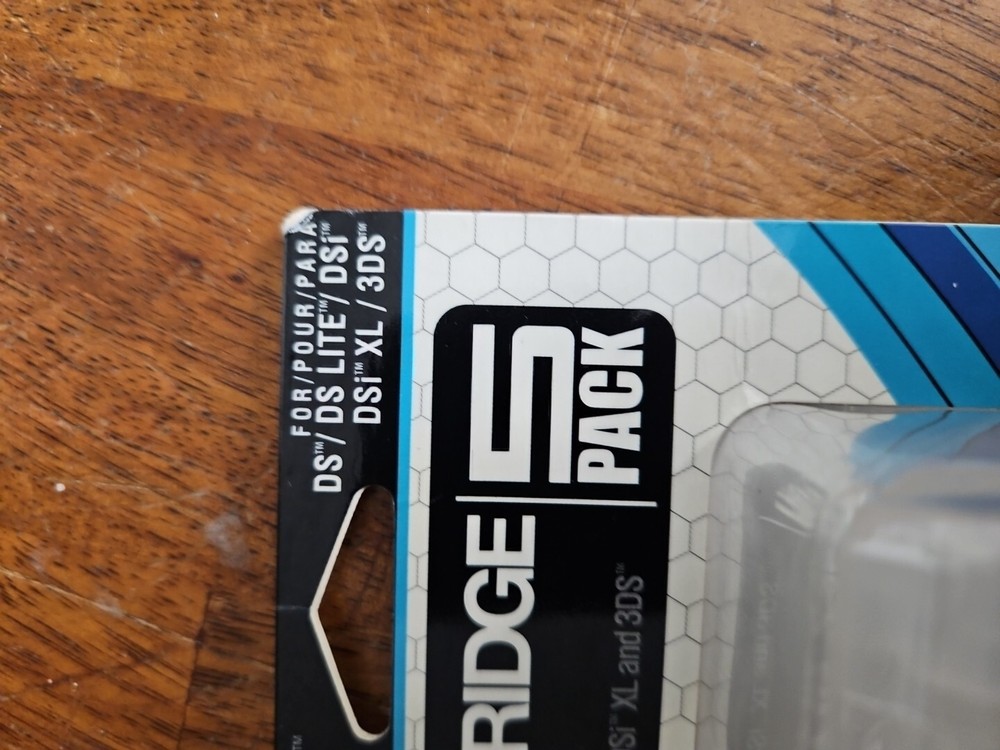 Nintendo Ds 5 Pack Game Cartridge Cases