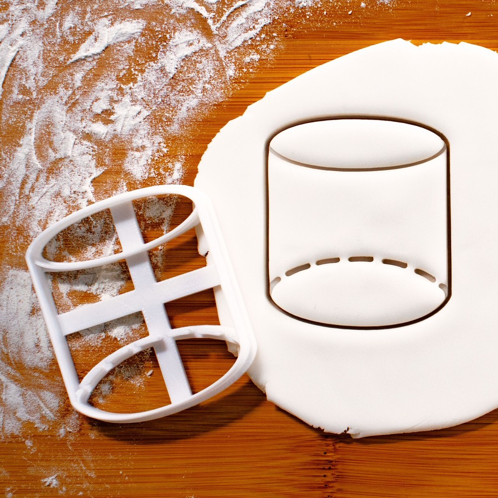 Cylinder Geometry Cookie Cutter - math mathematics teacher 3D geometric class