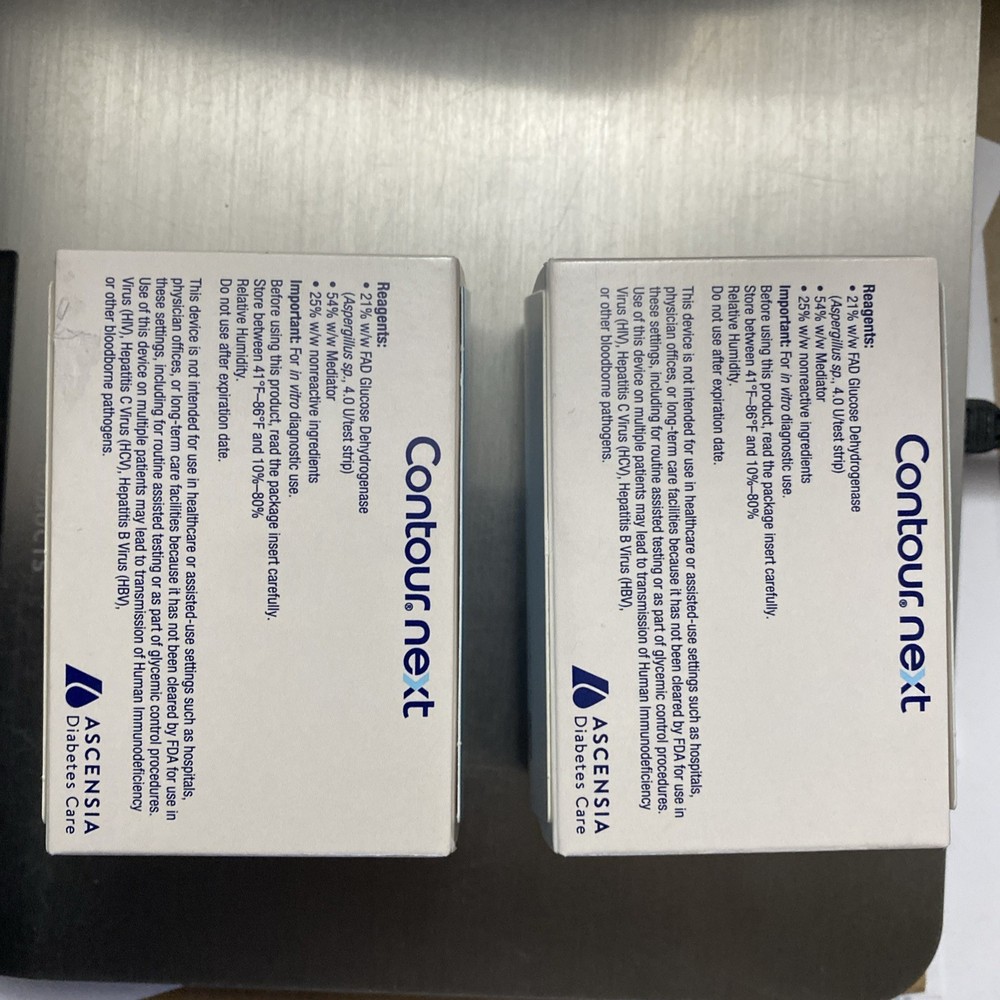 100 Contour Next Test Strips~Exp~2/27~
