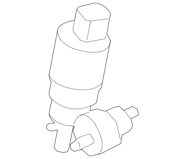 Genuine BMW Washer Pump 67127388349