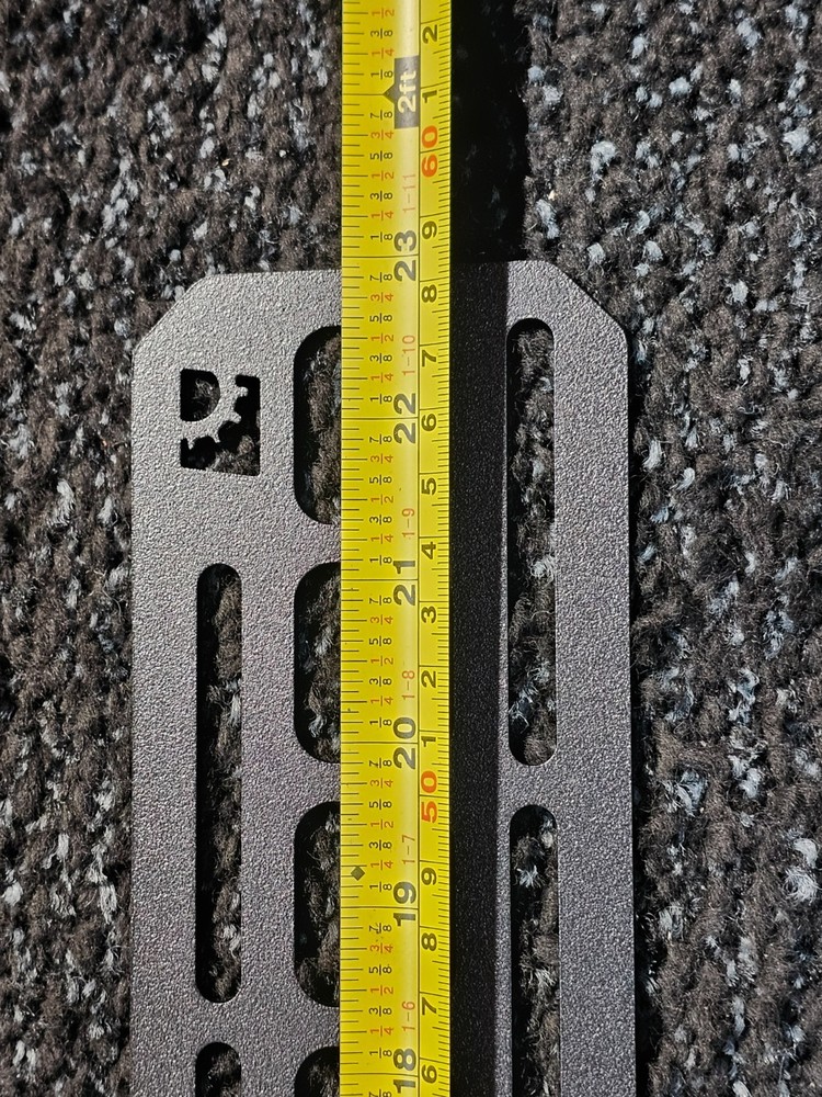 (QTY 2) Builtright Industries 201156 Tech Plate 23" x 3" MOLLE Mounting Panel