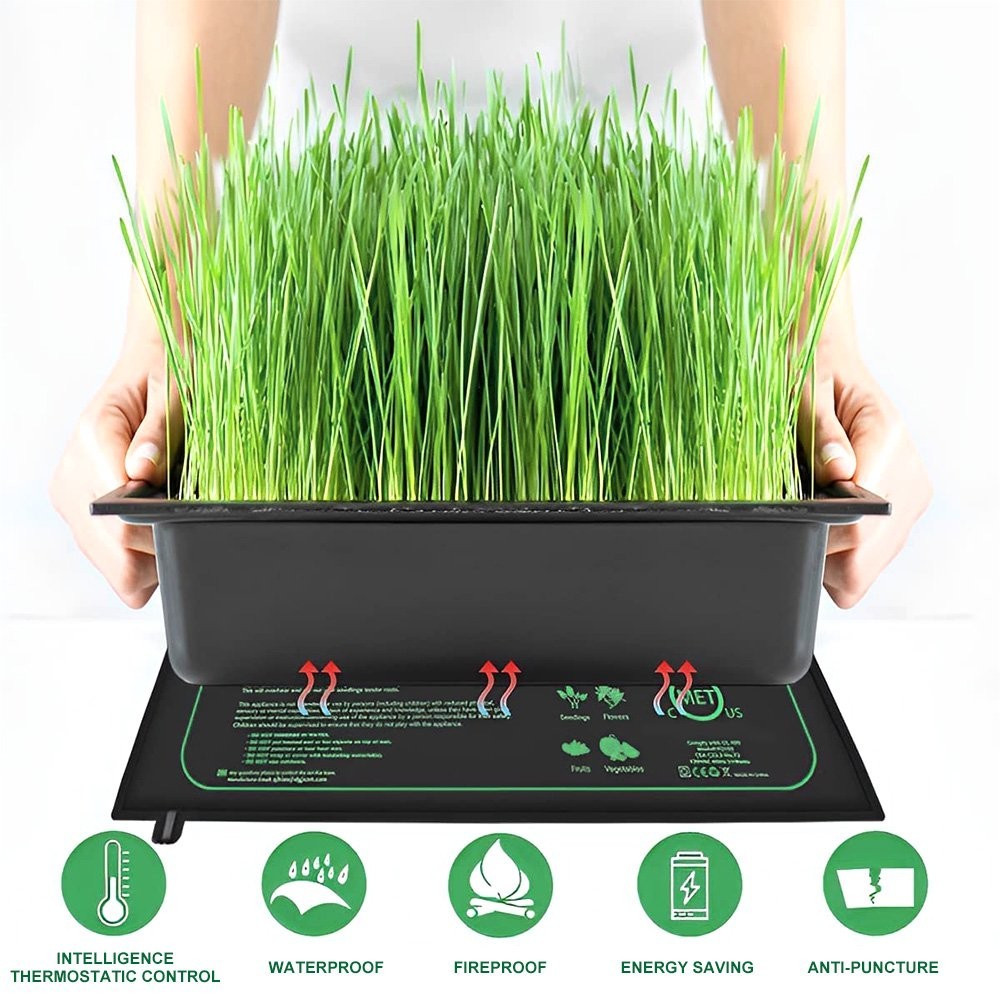 Seedling Heat Mat Hydroponic Heating Pad Home Garden Seed Starter