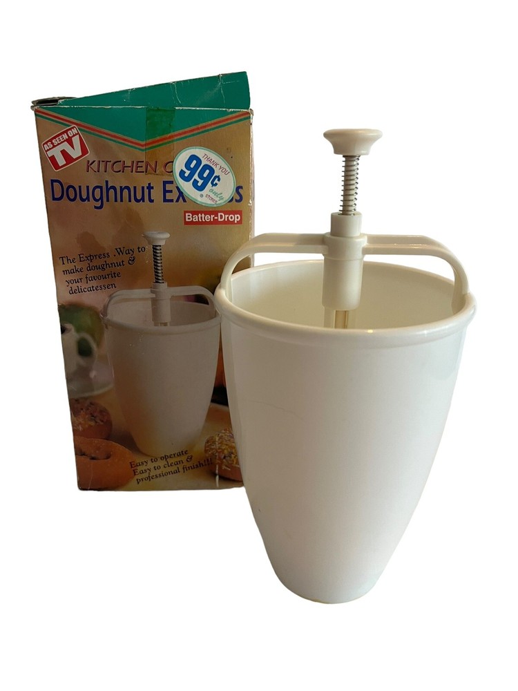 Vintage Kitchen Donut Express Batter Drop Donut Maker