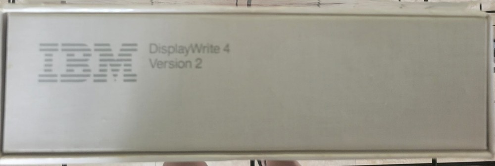 IBM DisplayWrite 4 Version 2 word processing program for IBM DOS vintage 1988