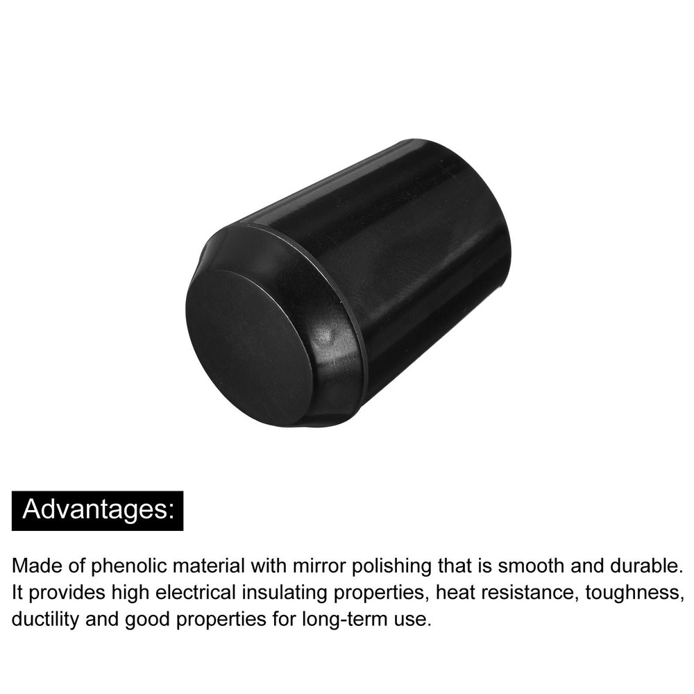 M10x32mm Female Threaded Hand Knobs Tapered Insert Handles for Mechanical, 4Pcs