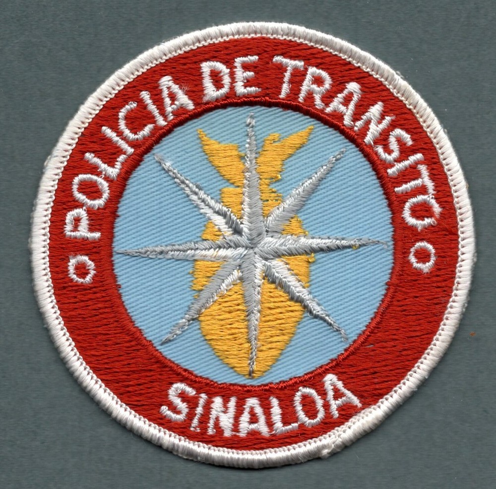 Sinaloa Mexico Transit Police Patch