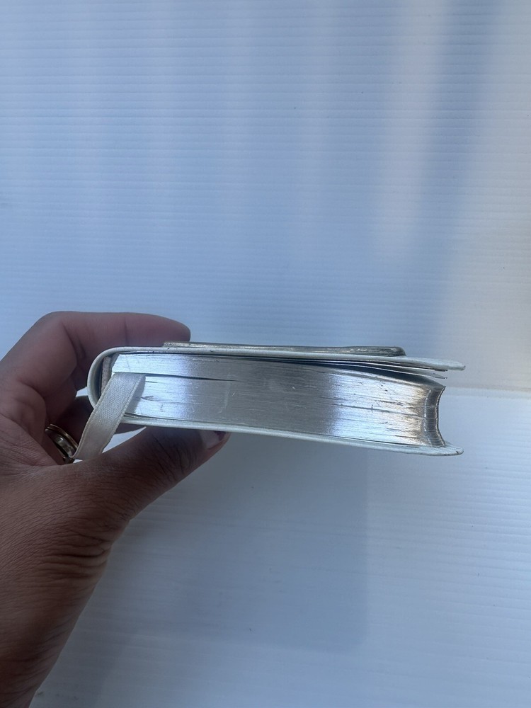Sterling Silver Front Covered Pocket Bible Hallmarked