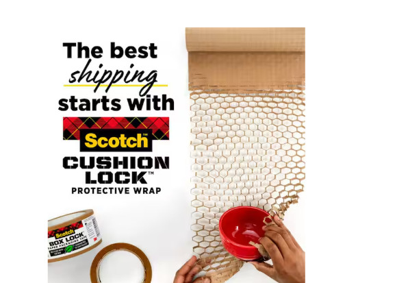 12 In. X 30 Ft. Cushion Lock Protective Packing Wrap