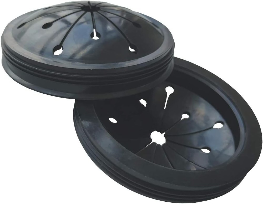 3 Pcs Garbage Disposal Splash Guards Sink Baffle 3, Black