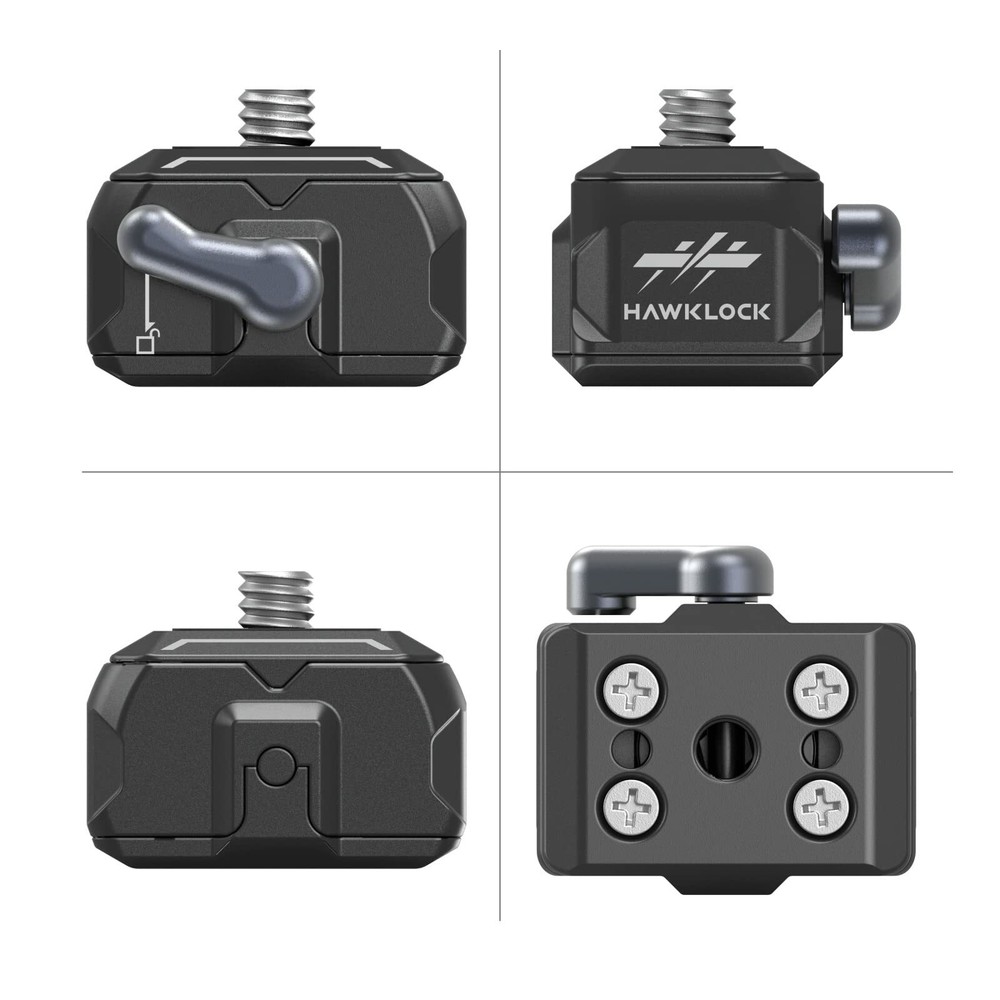 SmallRig Drop-in HawkLock Universal mini Quick Release Clamp and Plate-3513B