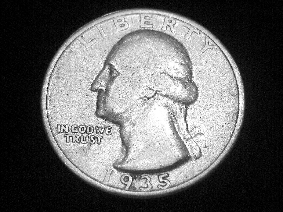 1935-S Washington Quarter --- Extra Fine
