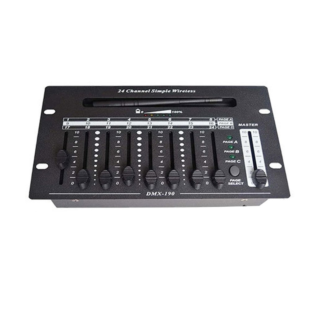 24 channel 2.4G wireless dmx controller battery console for dj stage light