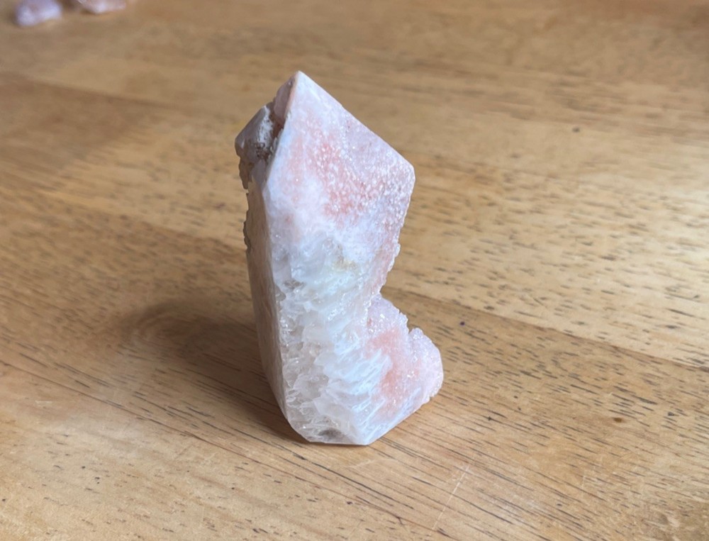 Pink Amethyst And Quartz Tower