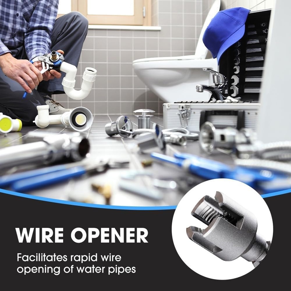 1 Inch PVC Pipe Threader Kit–Internal & External Threading Tool for Plastic Pipe