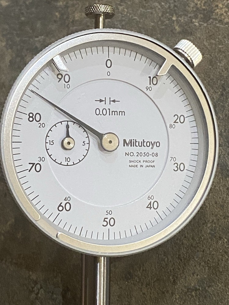Mitutoyo Dial Indicator 2050-08 Shock Proof
