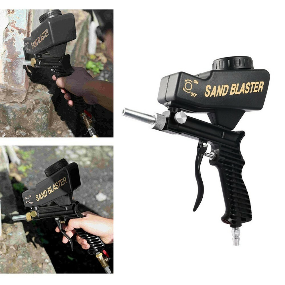 Handheld Spray Machine Gravity Sand Blaster Portable Small Air Sandblasting Tool