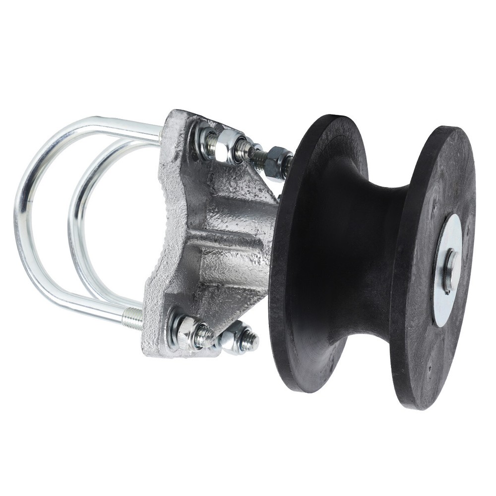 4" Round Post x 2" Square Gate Premium Nylon Cantilever Roller Gate Roller