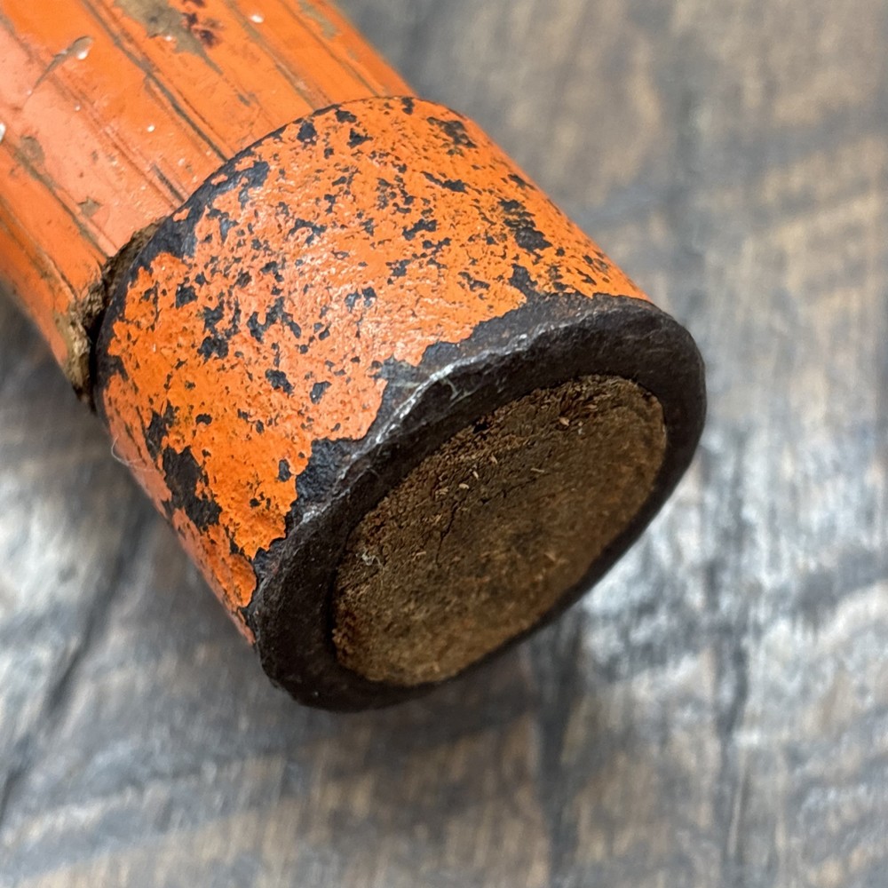 Vintage 15” Ashok Orange Handle Sheffield Chisel