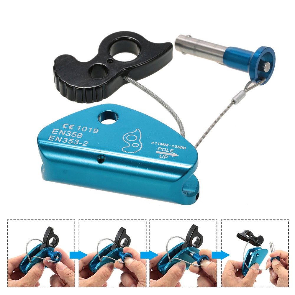 Climbing Fall Rope Grab With Spring J3B0