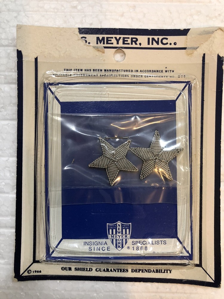1966 Meyer Military Uniform Silver Stars