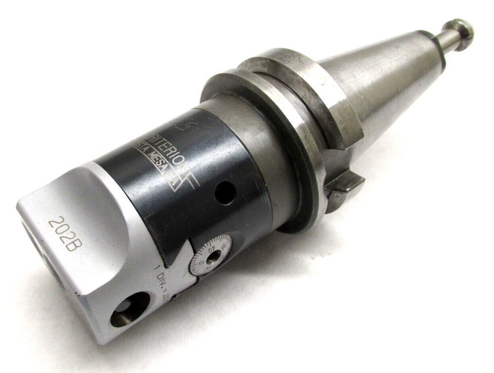 NICE! CRITERION 1/2" BORING HEAD w/ BT40 SHANK - #202B