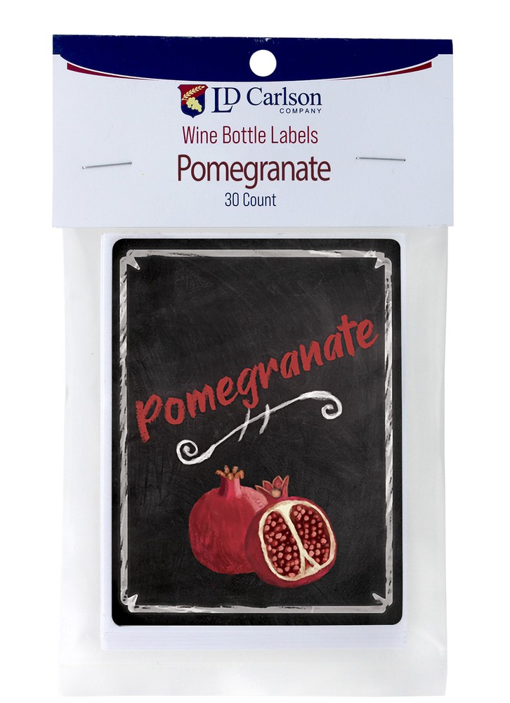 Pomegranate Wine Labels 30/Pack Mist Collection