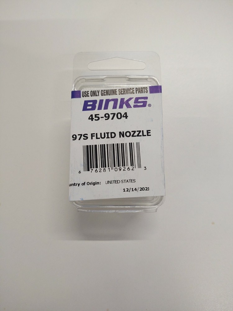 Binks 97S Fluid Nozzle - 45-9704