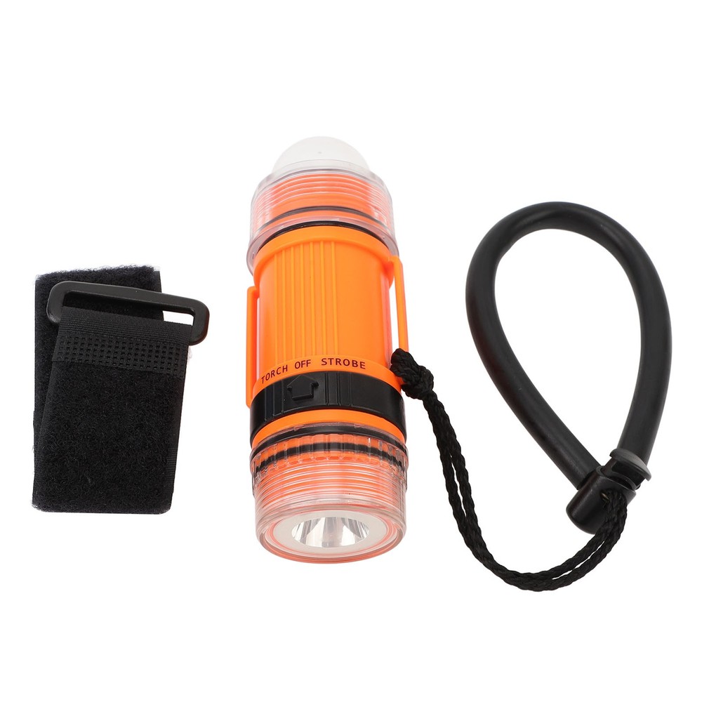 Waterproof Dive Strobe Flashlight High Brightness LED For Underwater Advent RAVV