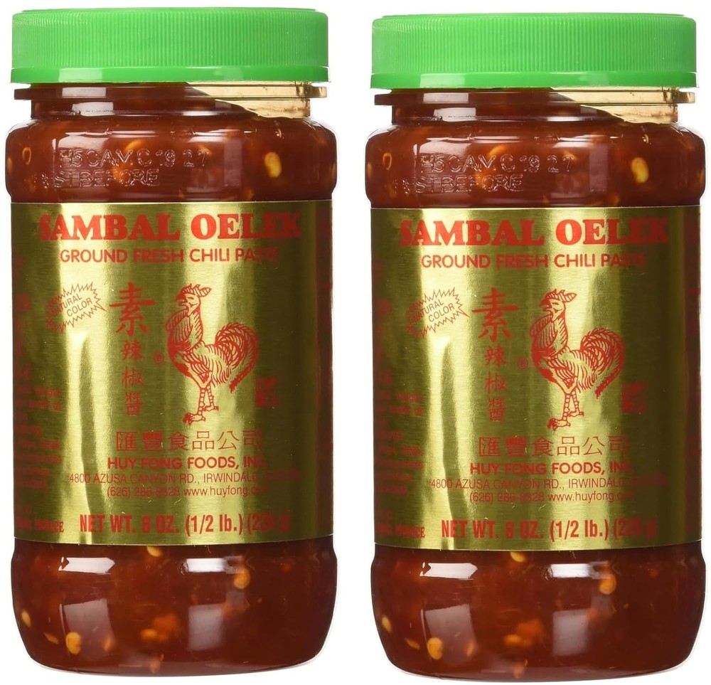 Chili Paste Sambal Oelek 8 Oz 2 Pack
