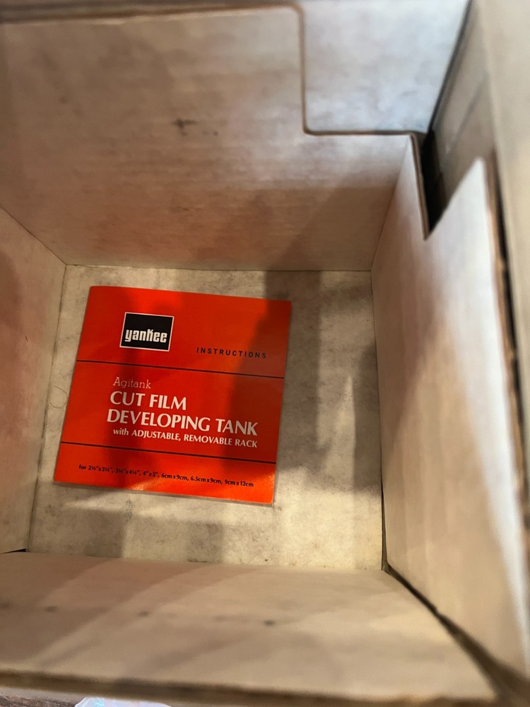 Yankee Adjustable Cut Film Developing Tank