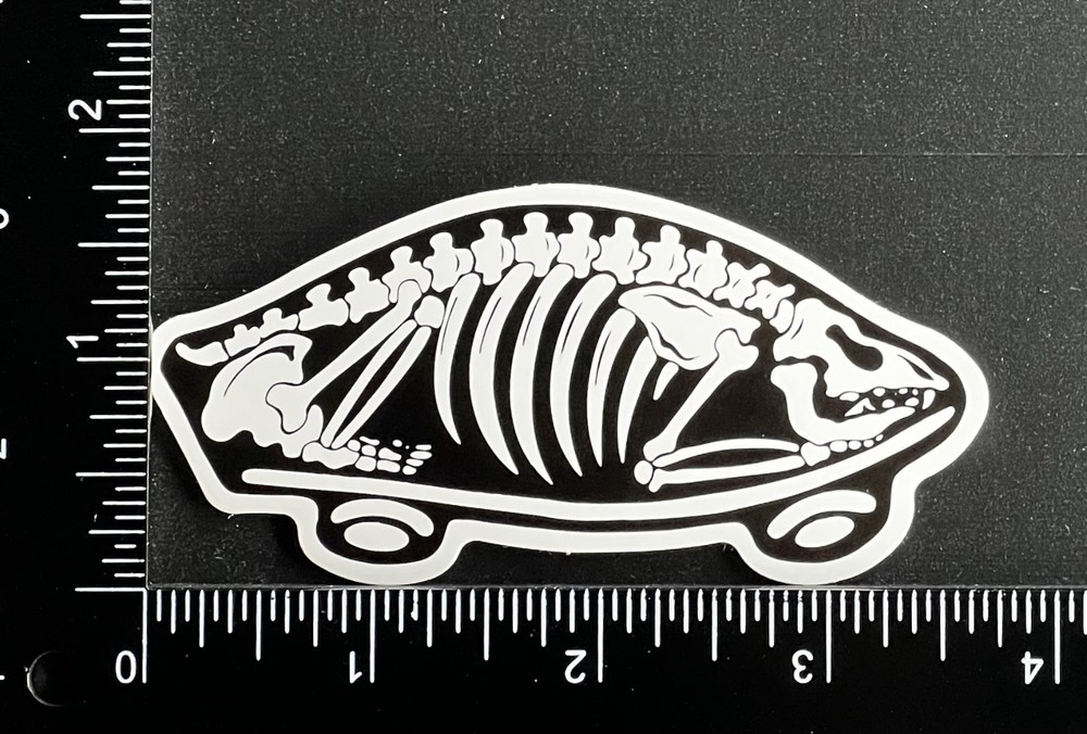 Vans Bones - Vinyl Sticker - Heavy Duty