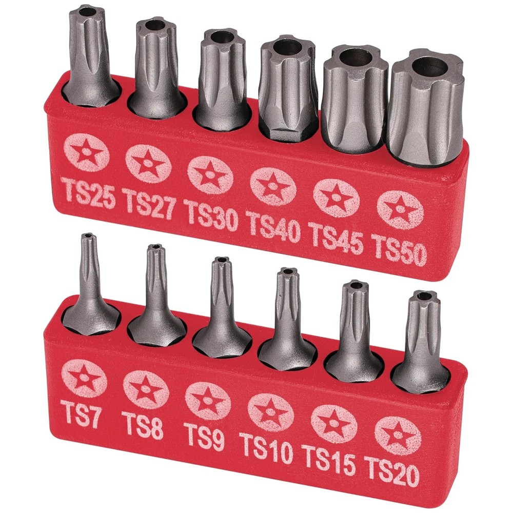 Torx Plus 5-Point Tamper-Proof Security Bits - 12Pc (5-Point)