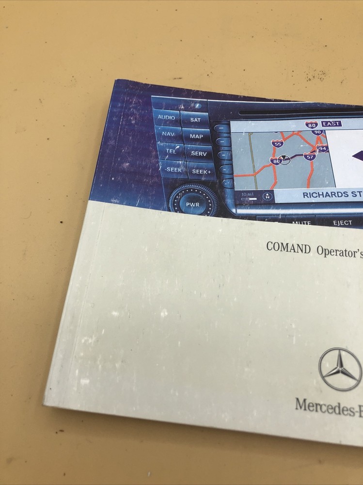 MERCEDES COMMAND SATNAV COMAND APS Owners Handbook Manual E C CLK B A SLK CLASS