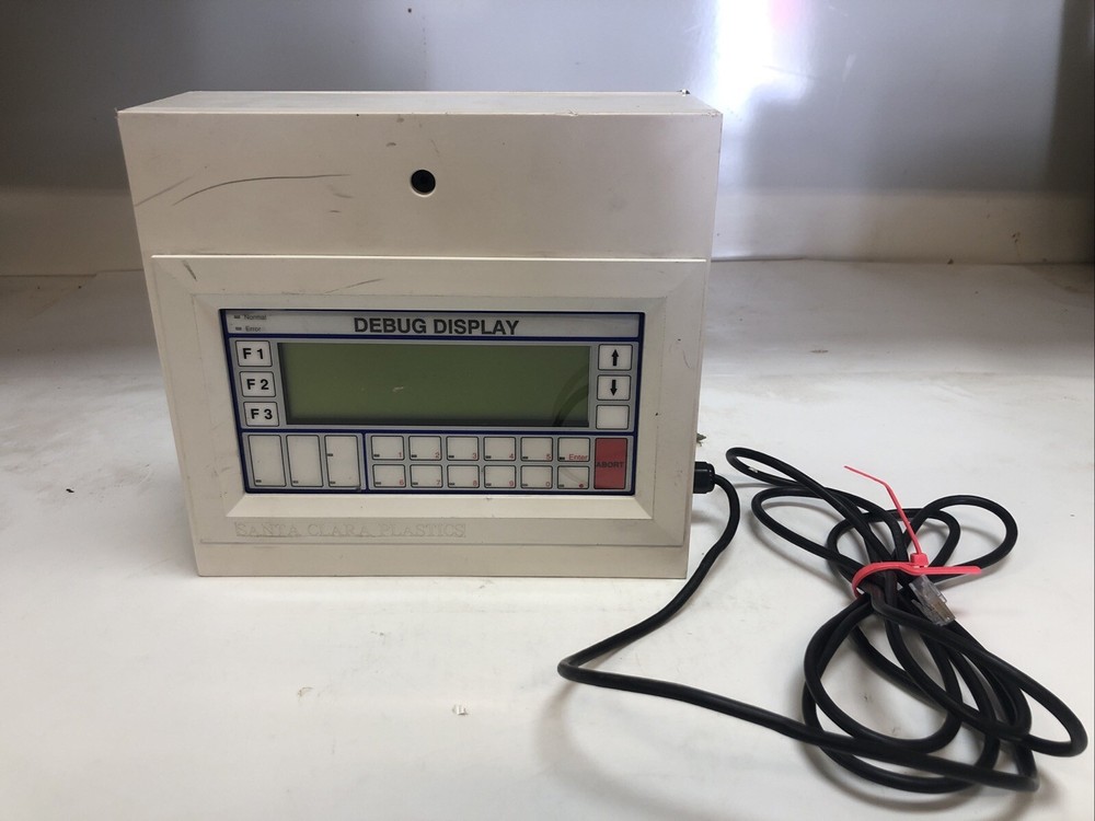 1 Used Santa Clara Plastics 3270091G SCP MCS Debug Controller Display Module