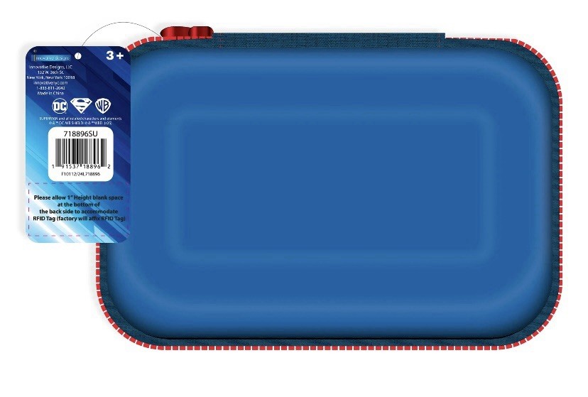 Superman Hard Shell Pencil Case. Brand New!