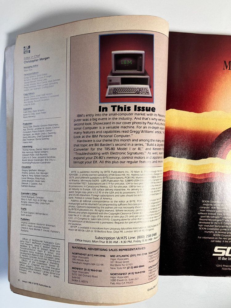 BYTE Magazine January 1982