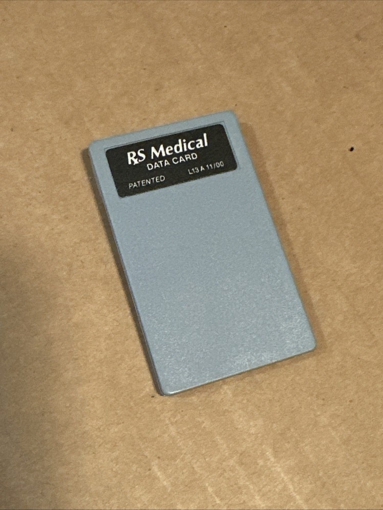 RS MEDICAL DATA CARD for RS-4I SEQUENTIAL STIMULATOR