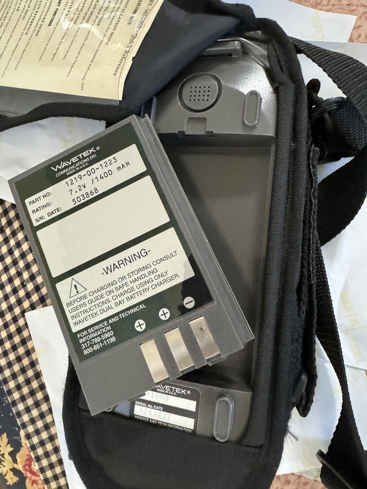 Wavetek Micro Stealth MS1000 Signal Level Meter With Case As Is