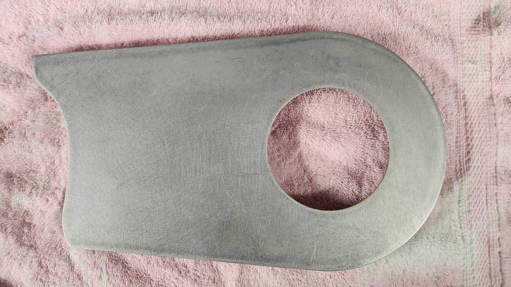 Custom Bicycle Chainguard - Silver/Unfinished