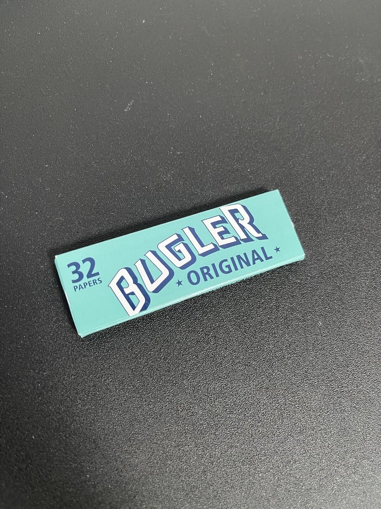 10x Bugler Original Cigarette Rolling Paper 70mm Single Wide 32 Sheets Per Pack