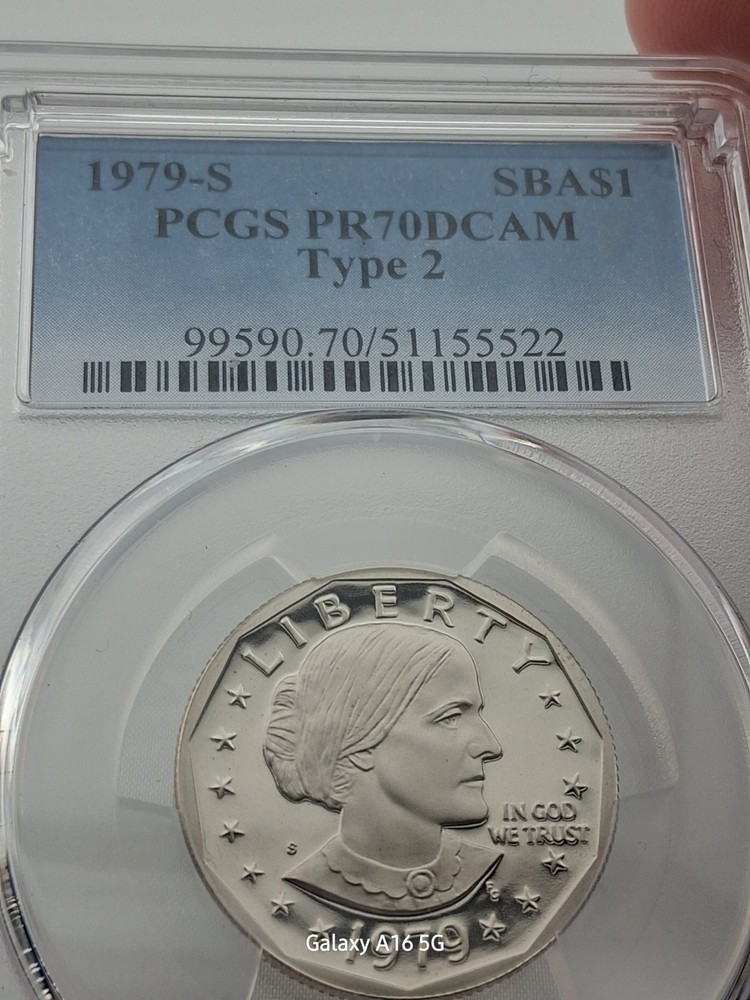 1979 S Susan B Anthony Dollar Type 2 PCGS PR70DCAM